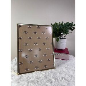 Vintage Gold Tone Picture Frame 8x10 Tabletop Decor Metallic Trim